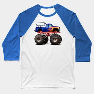 Cartoon monster truck Baseball T-Shirt